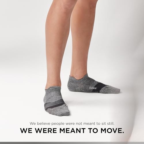 Image of Feetures Elite Light Cushion Mini Crew Sock - Sport Sock with Targeted Compression