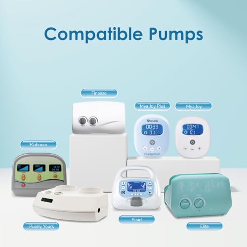 Image of Maymom MyFit Connector Set, Detachable Breast Shield Base Connectors Compatible with Selected Ameda Breast Pumps (Connector)