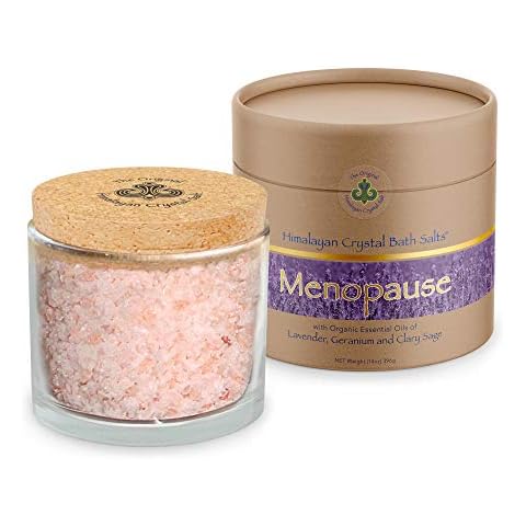 The Original Himalayan Crystal Bath Salts | Menopause with Lavender, Clary Sage, and Geranium Essential Oils | Rest & Unwind Cover