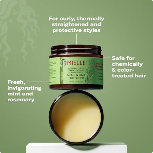 image for Mielle Organics Rosemary & Mint Hair Pomade for Women & Men - Conditio