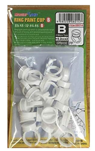 Master Tools Trumpeter 08014 - Ring Paint Cup B 20 piezas