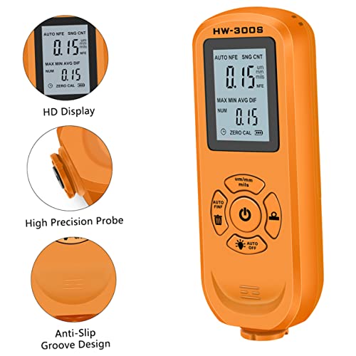 Medidor Digital de Grosor de Recubrimiento para Autos, Ligero y Preciso miniatura 6