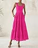 BTFBM Women Summer Eyelet Midi Dresses Casual Spri... #4