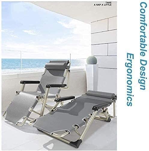 Fauteuil à bascule portable et inclinable en textile haut de gamme pour balcon