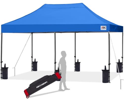 Image of ABCCANOPY Patio Pop Up Canopy Tent 8x16 Commercial-Series (Blue)