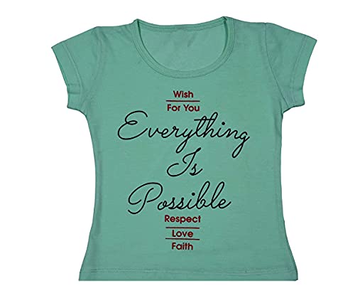 Image of Baby Girls Cotton Regular Fit Half Sleeves T-Shirt Pack of 3