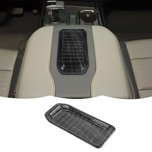Armrest Storage Box Trim Cover Decoration Interior Accessories Compatible with Chevrolet Silverado/GMC Sierra 2019-2023,for Chevrolet Tahoe/GMC Yukon 2021-2023,for Suburban 2020-2023,Black wood grain by RT-TCZ - Used condition - US$12.24