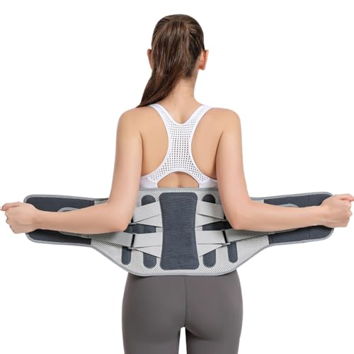 A&X Bravo Back Support Belt Lower Back Pain Relief Back Brace Lumbar Support Belt Adjustable Breathable Lumbar Straps For Men And Women (L) - 3