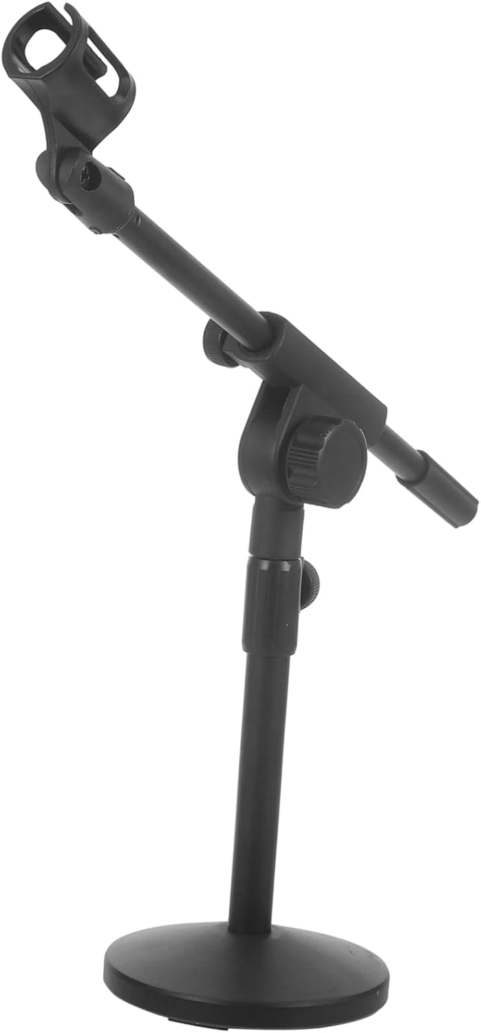 Professional Microphone Stand Boom Arm Height Adjustable for Desk Recording
