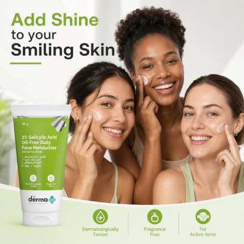 The Derma Co 1% Salicylic Acid Oil-Free Moisturizer 50g - Image 5
