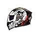 Produktbild IJHG Neuer Motorradhelm Flip Offroad Motorradhelm Lens Racing Reithelm M Schwarz Rot