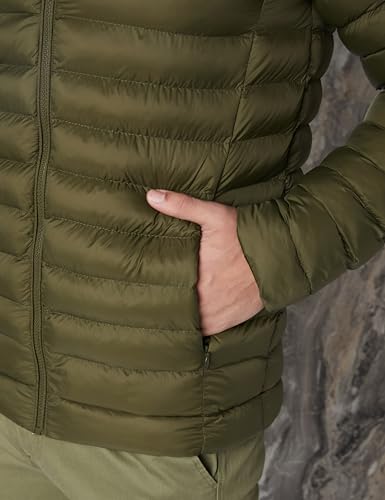 Image of Amazon Brand - Symbol Men's 100% Nylon Lightweight Quilted Winter Jacket | Regular Fit (Available in Plus Sizes)