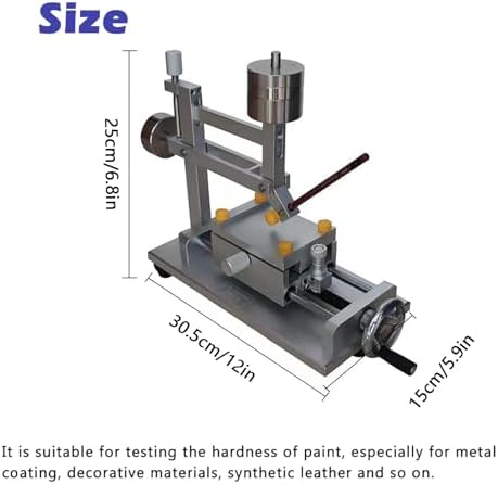 Portable Pencil Hardness Tester for Scratch Resistance, Desktop Paint Film Indenter- Ideals Abrasion Testing Tool for Professionals
