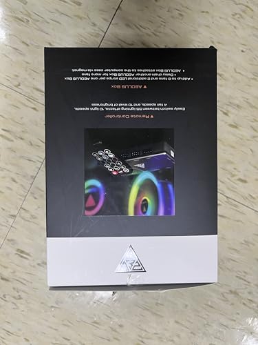Kit com 5 fans Gamdias Aeolus M2-1205R RGB 120mm