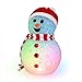 FlashingBlinkyLights Color Changing LED Snowman Light Up Decoration Lighted Christmas Table Decorations