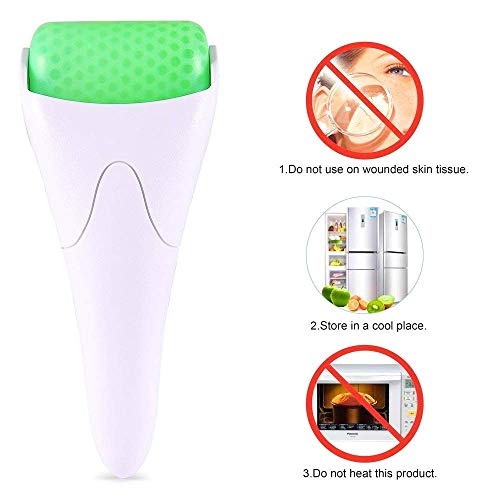 Ice Roller for Face & Eye by Charmlily - Prevent Wrinkles, Puffiness, Migraine, Redness and Pain Relief - Relaxing Anti Aging Massage, Facial Massager Treatment (Ice Roller)