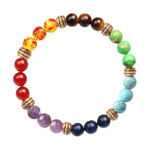 MOJÜROCZY Chakra Stone Bracelet Natural Buddha Beads Healing Reiki Prayer Bracelets Men Charm Yoga Women Jewelry Cover