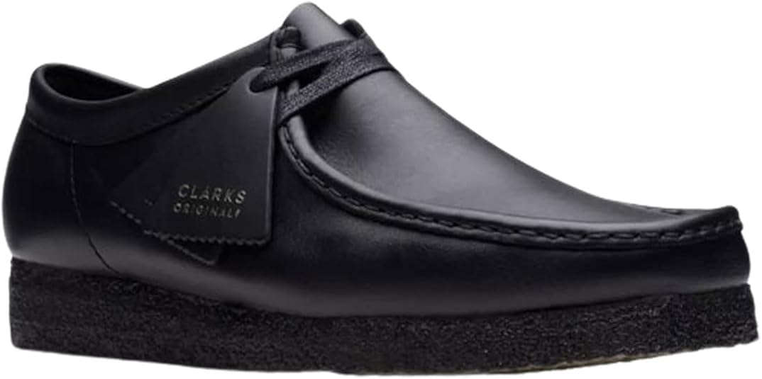 クラークスワラビーブーツブラックスエードUK7.5 26cm Wallabee / メンズ ワラビー（ブラックスエード） -Clarks