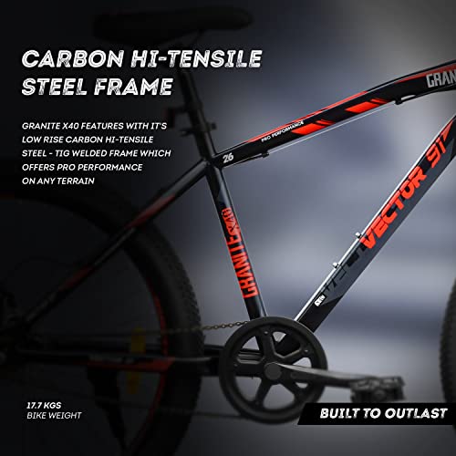 Image of Vector 91 Granite-X40 26T Single Speed Hybrid Bike (Ideal for: 12+ Years, Brake: Disc)