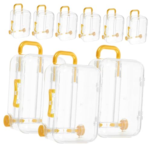 MOKKHNB 12個 ミニスーツケース形状キャンディボックス 小型携帯用お菓子ケース パーティー装飾用ウェディングや誕生日の記念品に