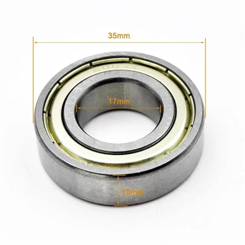Roulements 6003ZZ haute précision à gorge profonde en acier chrome, 2pcs