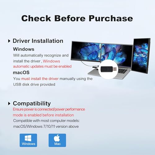 Image of DEPGI 14 inch Laptop Screen Extender Built-in Cooler, 1200P FHD One Cable Connect Portable Triple Monitor, Dual Screen Monitor Fits 13 inch-17.3 inch Laptop with Stand for MacOS /Windows