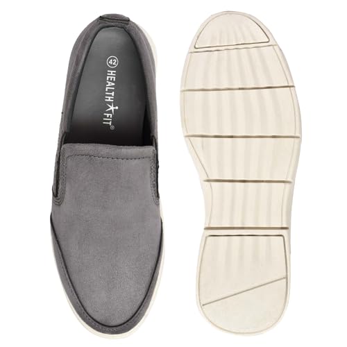 Image of HEALTH FIT Super Extra Soft Casual /Sports /Slip-on Sneakers /semi Formal Soft Cushioning Insole Running Walking Jogging Athletics Comfortable and Stylish Mens /gens Lightweight shoes-142