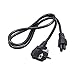 AKYGA AK-NB-08A Netzkabel für Laptop Notebook 3 Pin Polig IEC C5 / EU CEE 7/7 1m