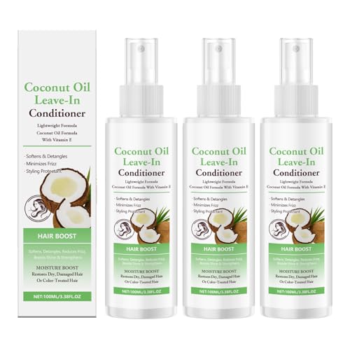Brume capillaire naturelle coco pour cheveux abîmés et frisottis