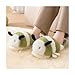 Baiyuruodie Adorable and Fashionable Animal Slippers,Women's slippers ，Non-slip Sole and Warm(Green, Adult, Women, 8.5, Numeric Range, US Footwear Size System, 9, Medium)