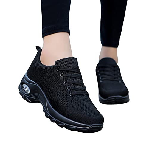 Zapatillas para Andar Mujer Zapatillas Mujer Verano Fitness Atlético Tenis Trabajo Sneakers Ligeros Transpirables Zapatos Verano Mujer Antideslizante Comodas