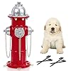 Prefdo Dog Fire Hydrant Pee Post, Puppy Pee Post Training Statue, Indoor Outdoor Fire Hydrant Decor Figurines for Yard Art Garden Lawn, Gift for Fireman (14.5 inch)