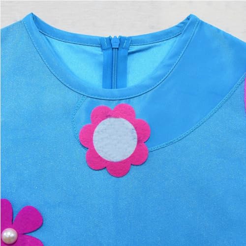 Disfraz completo princesa Poppy para niña 5-6 años miniatura 5