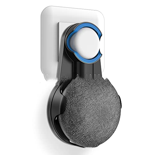 Soporte de pared para Google Home Mini ST05 en color negro de plástico ABS