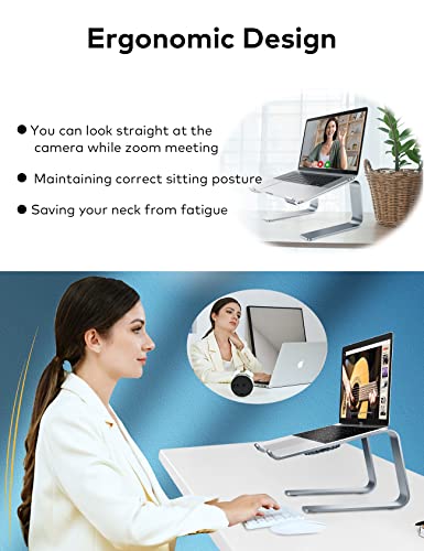 DEEDRR-Laptop-Stand-for-Desk-with-USB-Cooling-Fans-Ergonomic-Aluminum-Laptop-Stand-Cooling-Pad-Ventilated-Laptop-Riser-Holder-for-11-17-Inches-Notebook-MacBook-Greenish-Gray