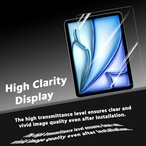 Image of SPCORE Premium Tempered Glass for iPad Air 11-inch (2025 M3 / 2024 M2)[1-Pack] | 9H Hardness, HD Clear, Bubble-Free