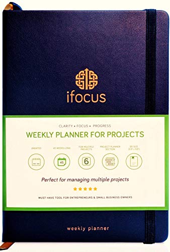 Ifocus Project Planner Notebook for Business 2020-10 Month Long Organized to-do List
