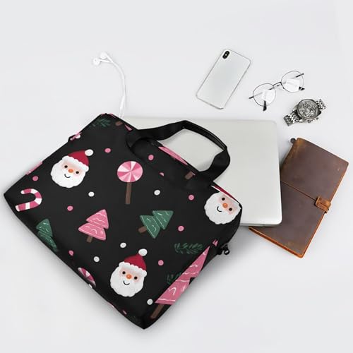 Maletín para laptop con diseño Santa Claus 13-15.6 pulg miniatura 7