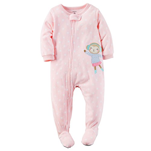 Carter's Girls' Toddler 1 Piece Fleece Sleepwear