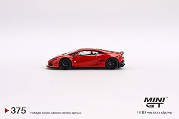 MINI GT LB★WORKS Lamborghini Huracan Red 1/64 MINI GT LB WORKS LAMBORGHINI HURACAN RED LHD MIJO
