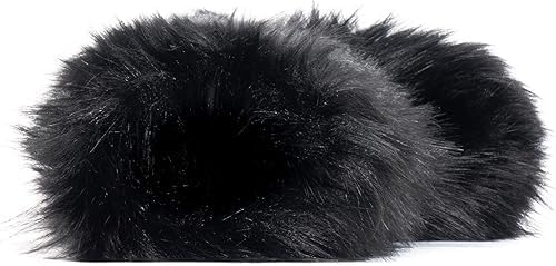 Faux Fur Boots for Women Winter Knee High Furry Snow Boots Fuzzy Fluffy for Girls Flat Long Boots - Image 7