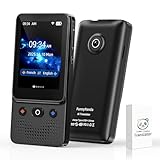 Ai Language Translator Device, 2025 Instant Voice Translator Device T21 No WiFi Needed, Two-Way 138 Languages Ai Translator Offline Recording Photo Translation Device for Business Travel Study