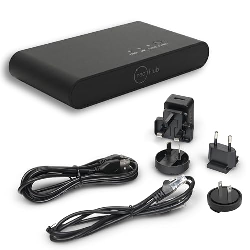 Heatmiser NeoHub Gen 3 Home Internet Gateway Neo Hub for Use With Heatmiser Thermostat Neo Series Neostat NeoAir NeoPlug LavaTap Smart Home