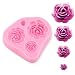 Elinka 4 Size Roses Flower Silicone Cake Mould Chocolate Sugarcraft Decorating Fondant Fimo Tool Gift