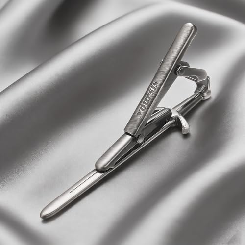 Image of Yoursfs Vintage Scottish Sword Tie Clips for Men Personalised Tie Clips Funny Sword Tie Bars Unique Cool Tie Pin for Men's Jewelry