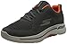 Skechers Men's Go Walk Arch Fit Idyllic Sneaker,Charcoal Textile/Synthetic/Orange Trim,10 UK