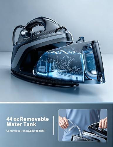 Image of Sundu 1500W Steam Iron with Ceramic Soleplate & Auto-Off for Clothes