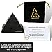 Amazing Gemstone Black Tourmaline Pyramid Crystal Healing Stones - 1