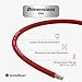 InstallGear 1/0 Gauge AWG OFC Pure Copper Power Ground Wire Cable (25ft Red) True Spec Welding Wire, 1/0 Gauge Battery Cable Wires, Automotive Wires, Car Audio Speaker Stereo, RV Trailer, Amp Wiring