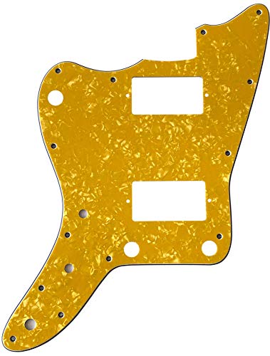 �J�X�^���M�^�[�s�b�N�K�[�h Fits Lefthanded Japan Jazzmaster With PAF Pickups No Rhythm Control Style Guitar Pickguard (4�v���C�S�[���h�p�[��)